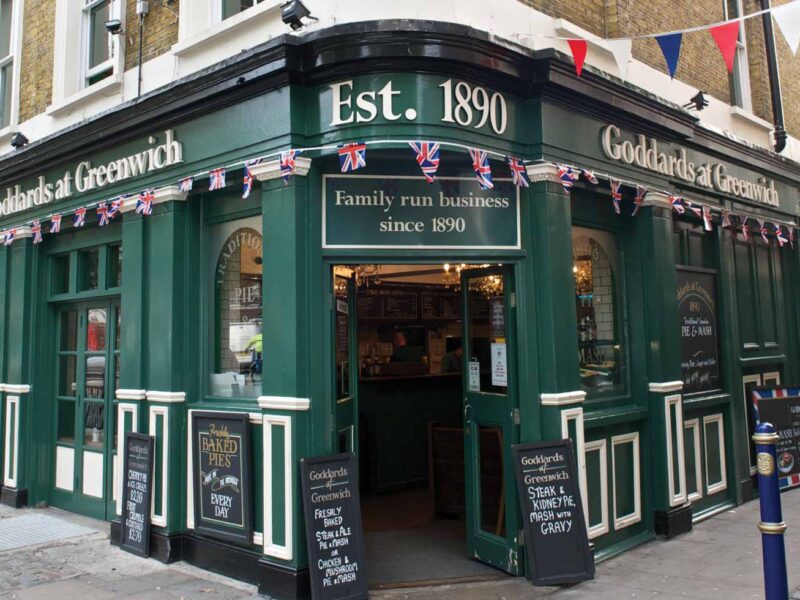 Goddards at Greenwich | Traditional pie and mash restaurant in Greenwich